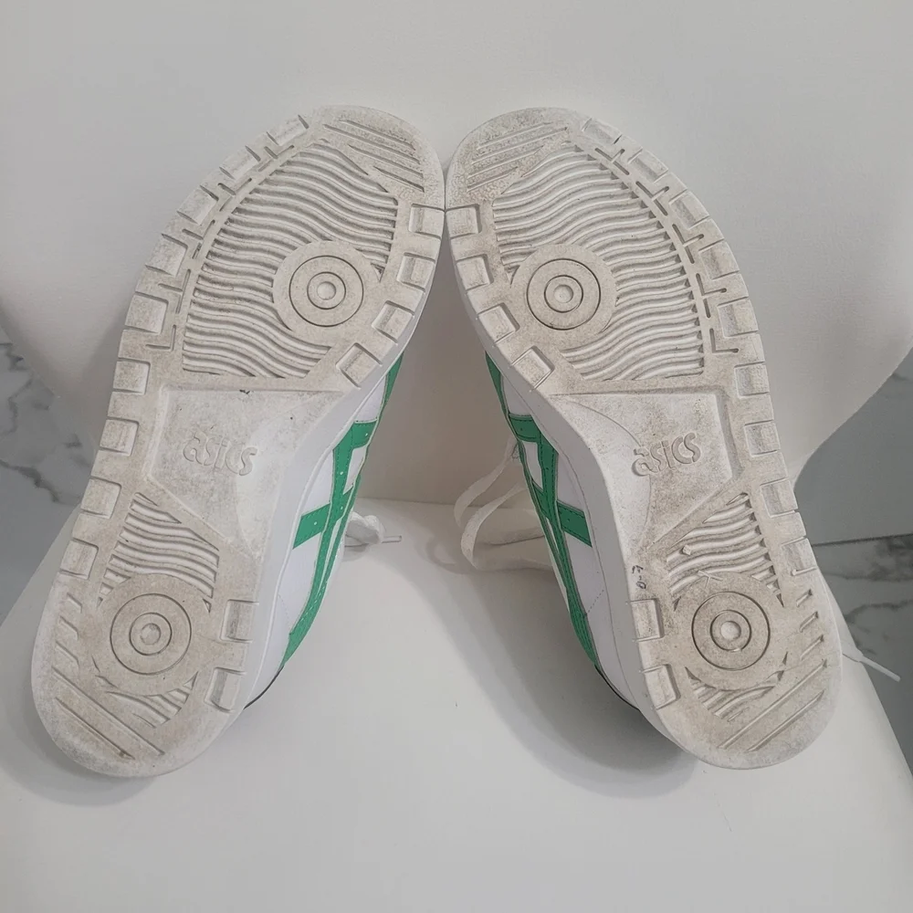 Asics Japan S White Sneakers with Blue and Green Accents Unisex  EUR39.5/ US6.5